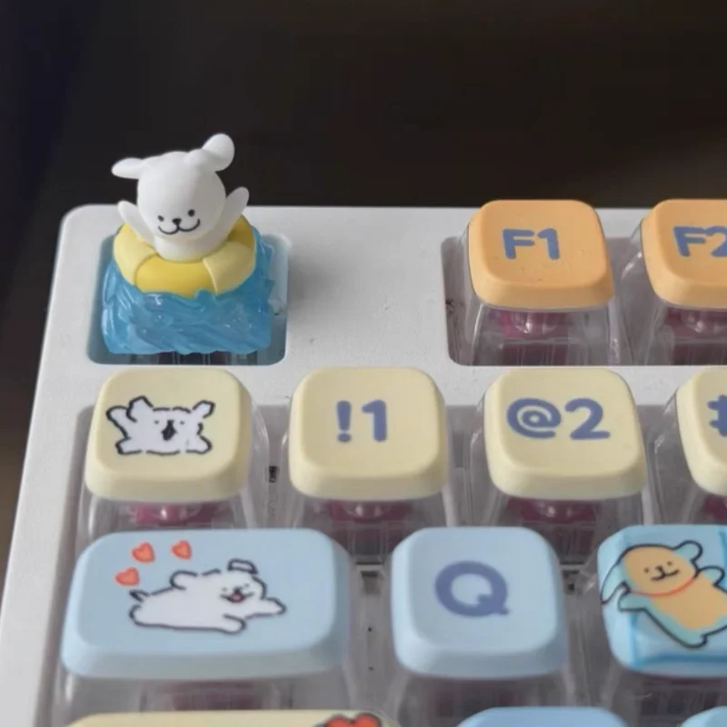 

Cute puppy anime Keycap ESC Resin Cherry Profile Mechanical Keyboard keycap DIY cartoon anime gaming Keyboard Accessorie gifts