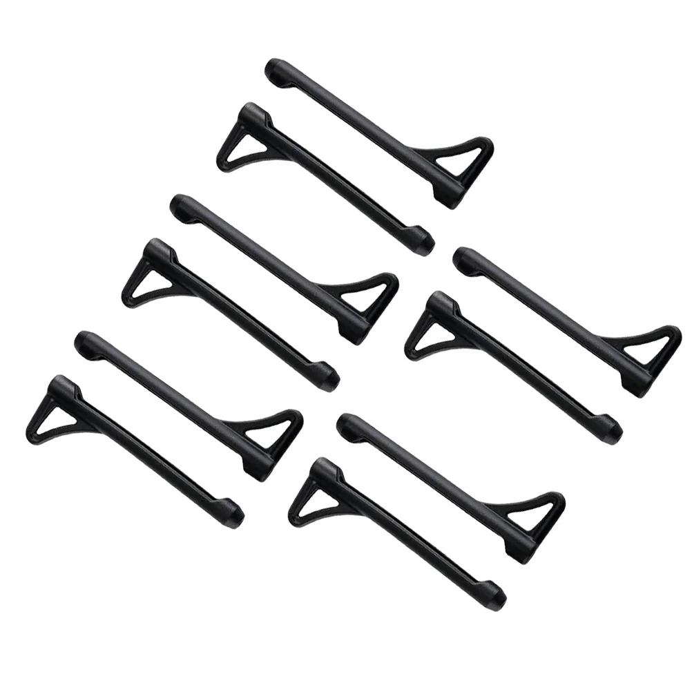1 set Anti-Slip Silicone Glasses Ear Hooks 1 Set Black For Sports Running Fitness Eyewear Retainer Accessories