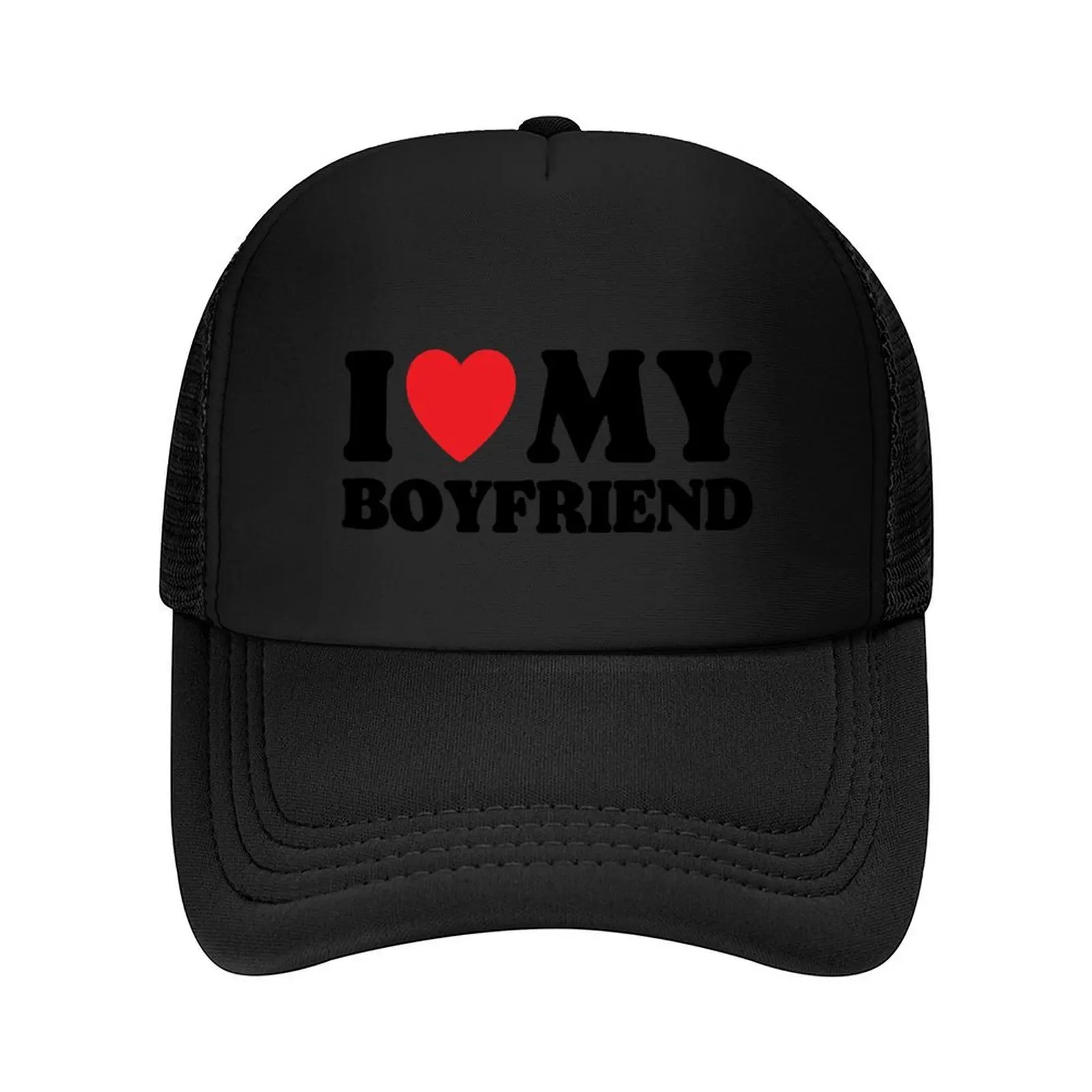 

I Love My Boyfriend Baseball Cap New In The Hat Kids Hat Big Size Hat Golf Cap Hats Woman Men's