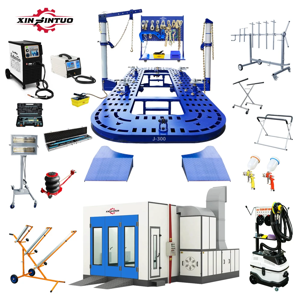 CE Certified Auto Body Repair Equipment Car Bench Chassis Straightener Pulling O Liner Car Frame Machine for Shop Use