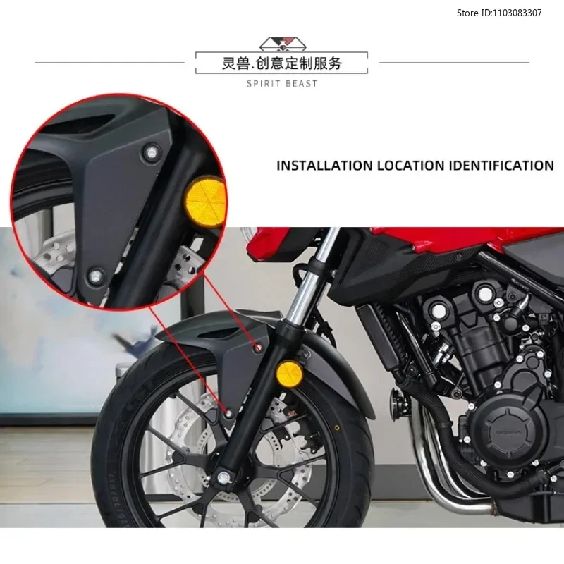 Spirit Beast Suitable for Honda CBF190TR Mud Tile Cover Spotlight Bracket Modified CB190SS Extension Bracket Extension Rod