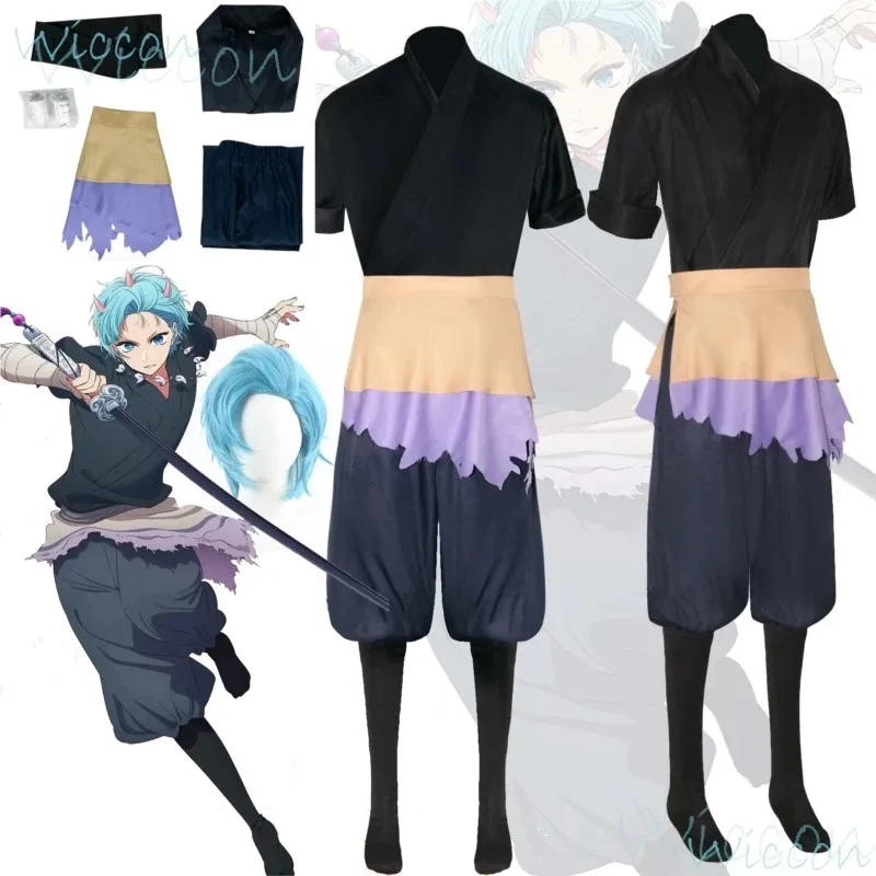 Anime Aqua Hoshino Akuamarin Cosplay OSHI NO KO 2nd Tokyo Blade 2.5D Stage Plays Adaptation Touki Wig Uniform Prop Party Outfita