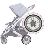 Stroller Back Wheel Tire For Uppababy Cruz V2 Pushchair Rear Wheel Tyre Cover PU Tubeless Casing Baby Buggy Replace Accessories