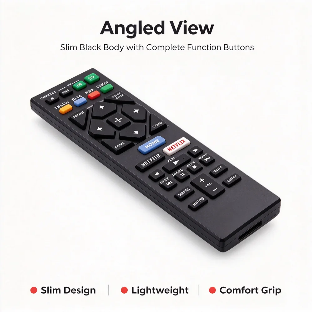 RMT-VB201U Replacement Remote Control for Sony Disc Player, Full Function BD Player Remote with Netflix and Home Keys
