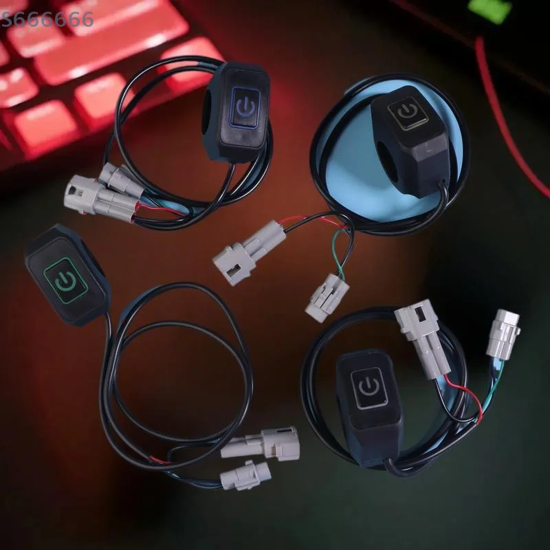 أجزاء الدراجة الكهربائية: 22 مم LED مفتاح المصباح الأمامي للدراجة النارية لـ Surron Light Bee X / S & TALARIA STING تعديل التحكم