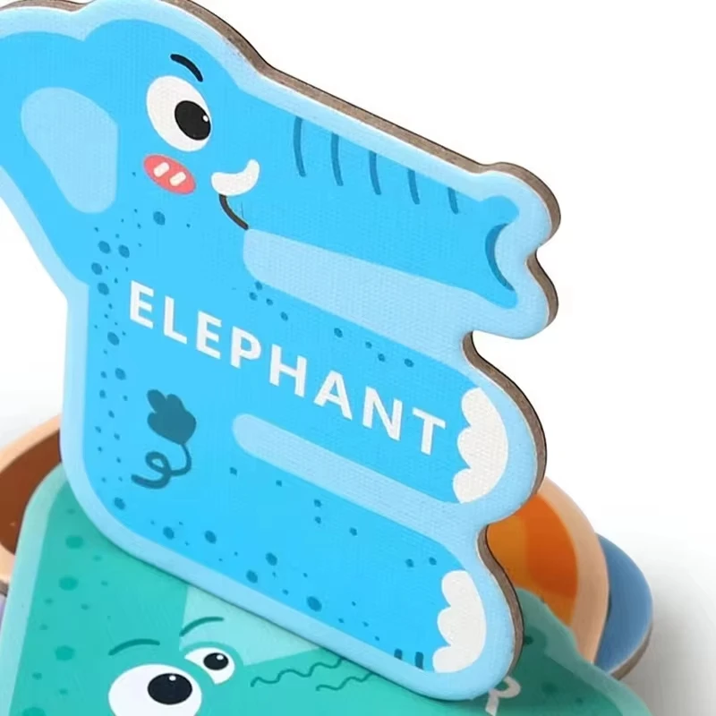Cartoon Animal Magnetic Refrigerator Stickers Magnet Alphabet Letters Learning Spelling Counting Educational Puzzle Toy Books