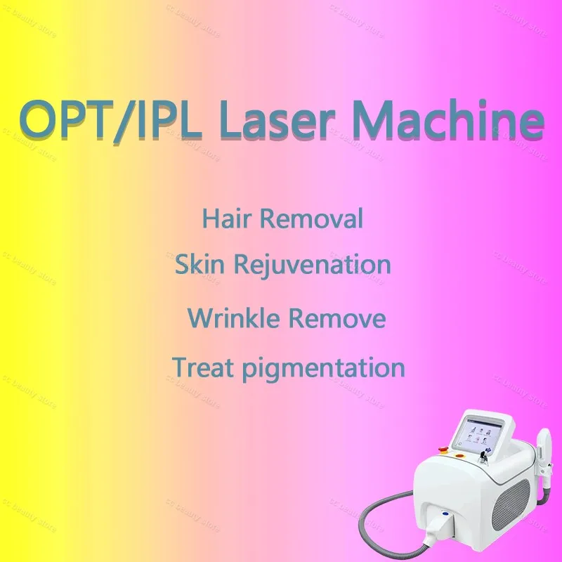 

IPL OPT Laser Hair Removal Machine Skin Rejuvenation Whitening Anti Pigment Freckle Skin Care Beauty Salon Device