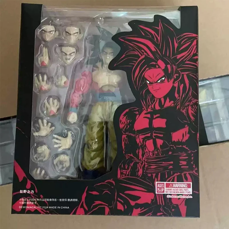 16 سنتيمتر Demoniacal صالح لعبة دراغون بول Shf Ssj4 سوبر سايان 4 Untamed الطاقة الشكل سون جوكو عمل أرقام جمع نموذج اللعب هدية