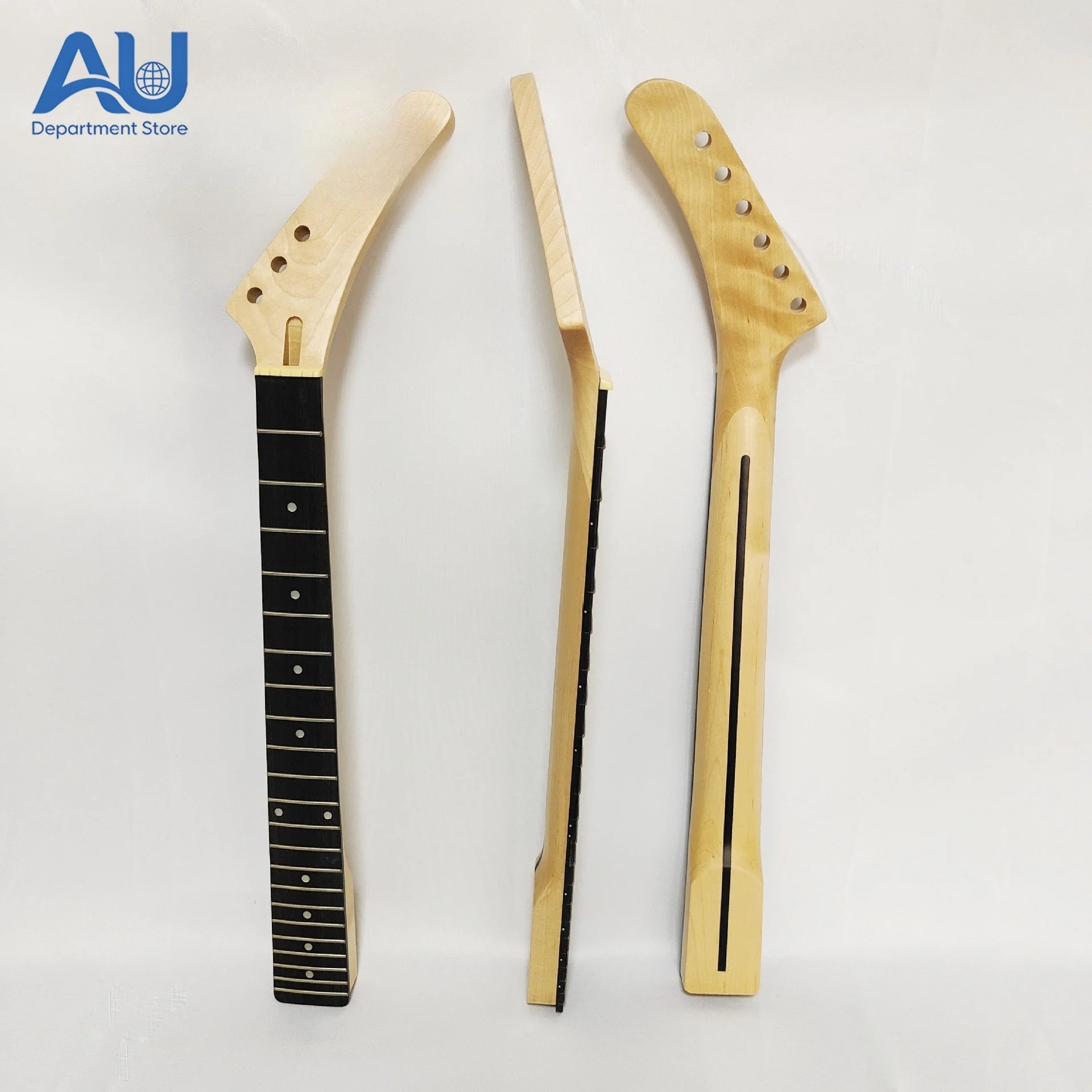 T-shaped banana head 6-string 22-fret rosewood fretboard Canadian maple matte electric guitar with back midline neck