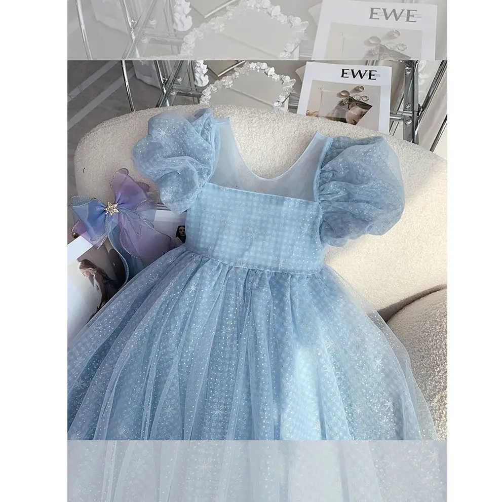 Backless Feather Bow Flower Girl Dresses Simple Ball Gown Little Girl Wedding Vintage  Dresses Gowns Princess Kids Party Skirt