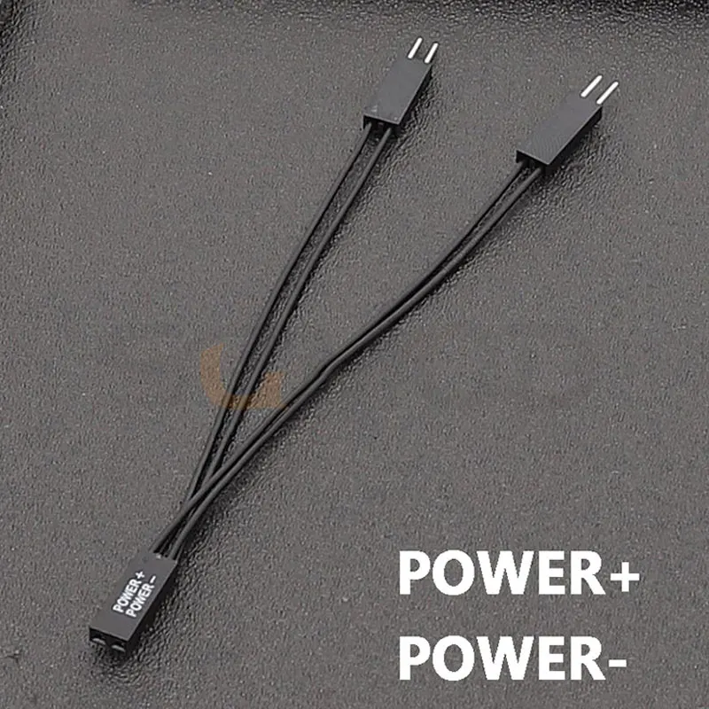 Angitu Front Panel Power+ -, Reset, Power SW, HDD Extension Splitter Cable Supports Dual-start Switch