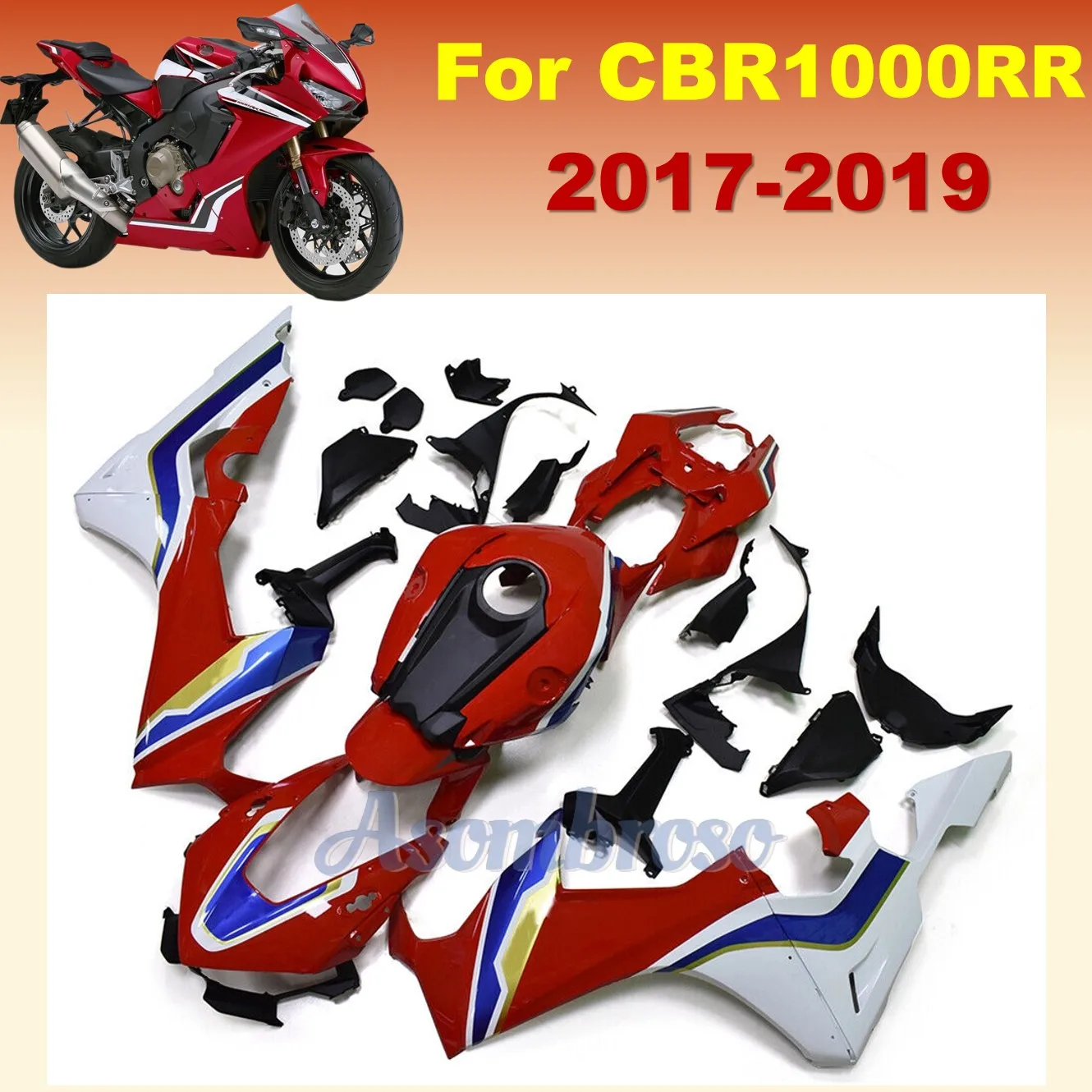 Fairing kit For Honda CBR1000RR 2017 2018 2019 2020 CBR1000 RR CBR 1000RR 17 18 19 Motorcycle Parts Color Body fairings