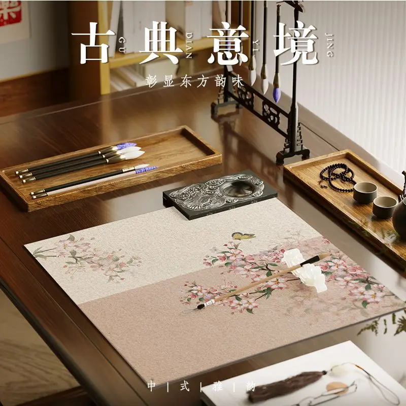 

HVV Chinese-style felt mat, absorbent and ink-resistant wool desk mat, calligraphy brush table protector, creative design