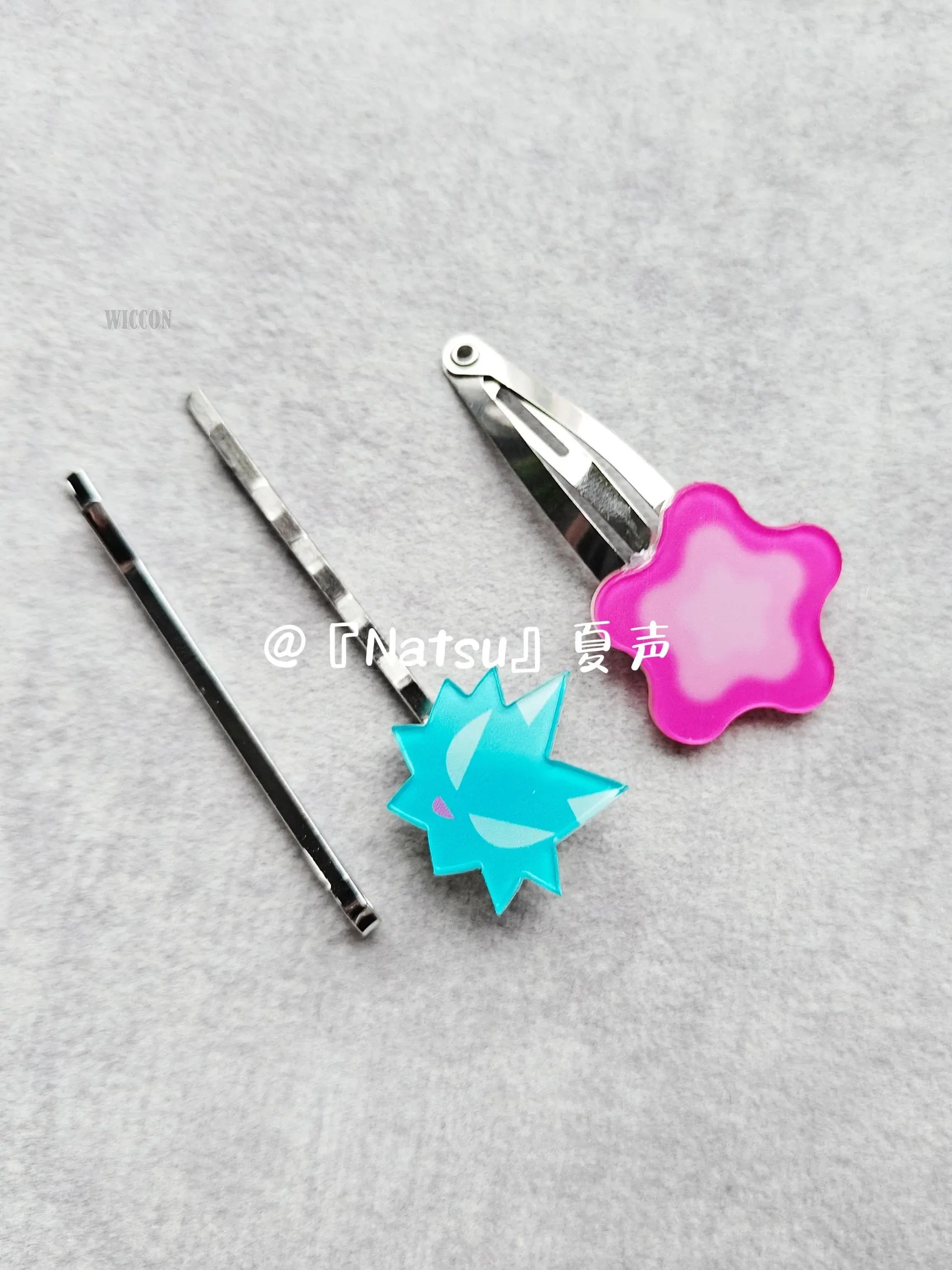 Pince à cheveux de scène Alien Ivan R6, accessoire de Cosplay mignon Kawaii, couvre-chef fleur rose jusqu'à pince à cheveux, cadeaux de carnaval d'halloween