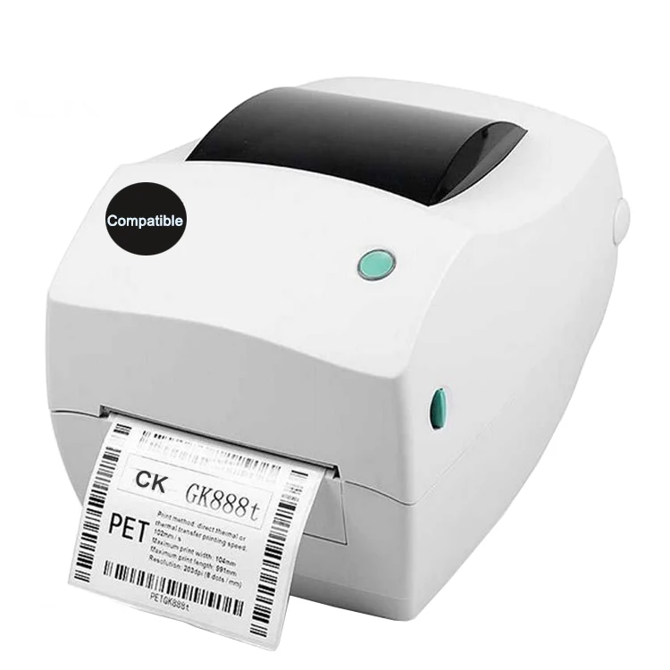 Compatible GC420T(GK888T) 203dpi Desktop direct/thermal transfer label printer impresora