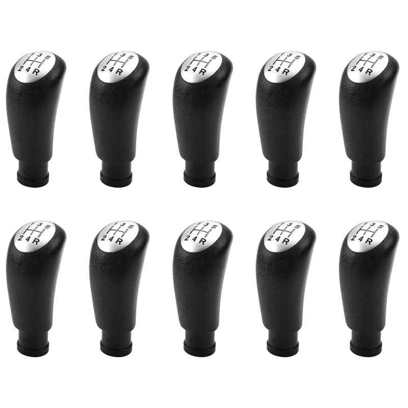 

10X 5 Speed Car Manual Gear Shift Knob Shifter Lever Gearstick 735269771 For Alfa Romeo 147 156 2000-2010