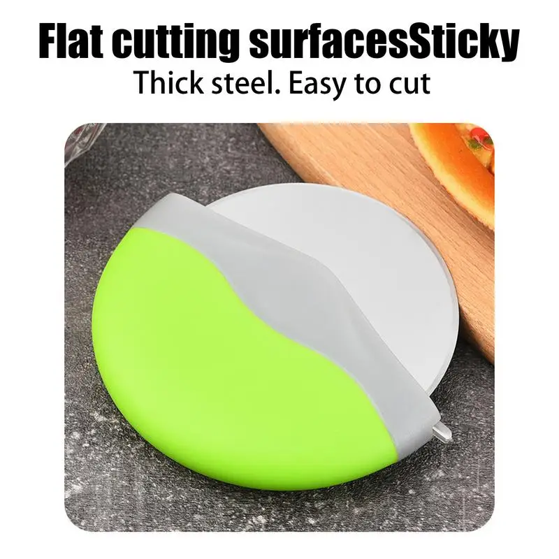 Stainless Steel Roller Cutter Multi-purpose Pizza Cake Dough Slicing Tool Baking Kitchen Accessories with Sharp Blade Wheel