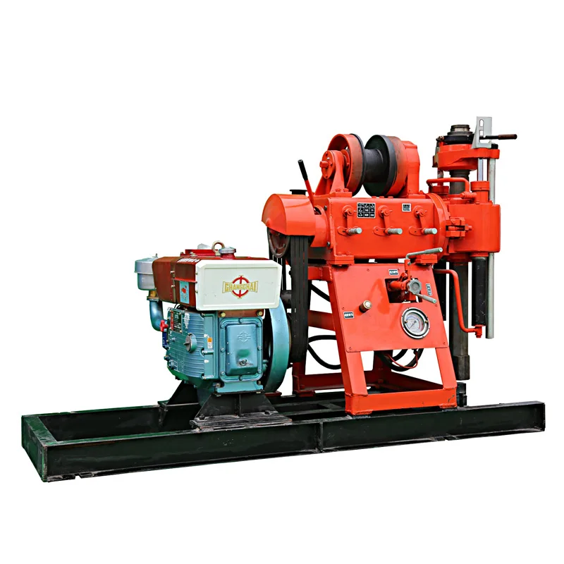 Przenośna wiertnica obrotowa na gąsienicach GK200 - silnik elektryczny/diesla 220 V |   200m głębokość do wiercenia rdzeniowego geologicznego i glebowego