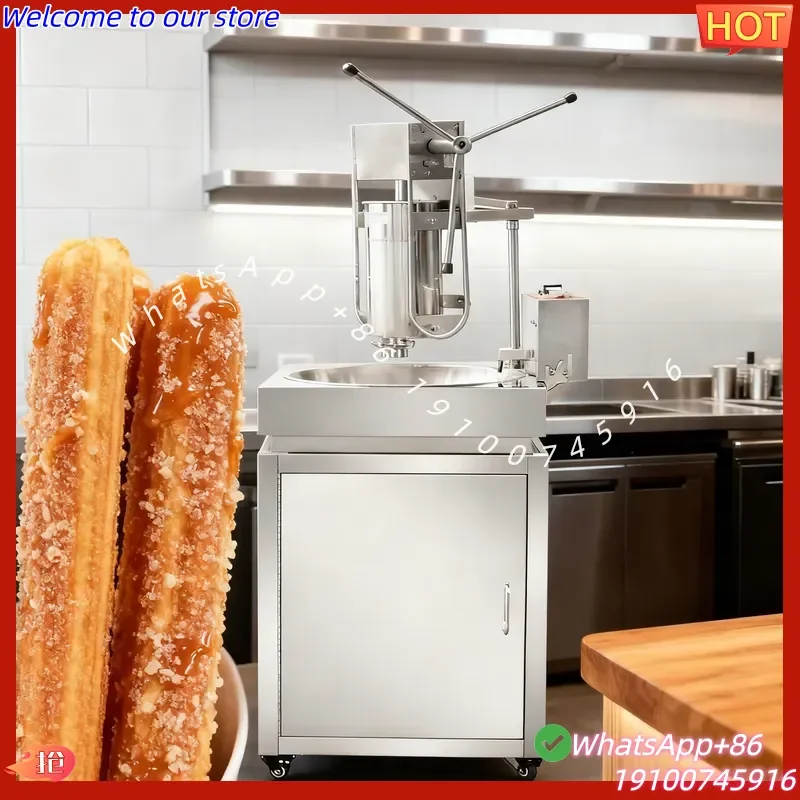 2026Hot Commercial 110V/220V Churros Machine Churros Machine with Fryer