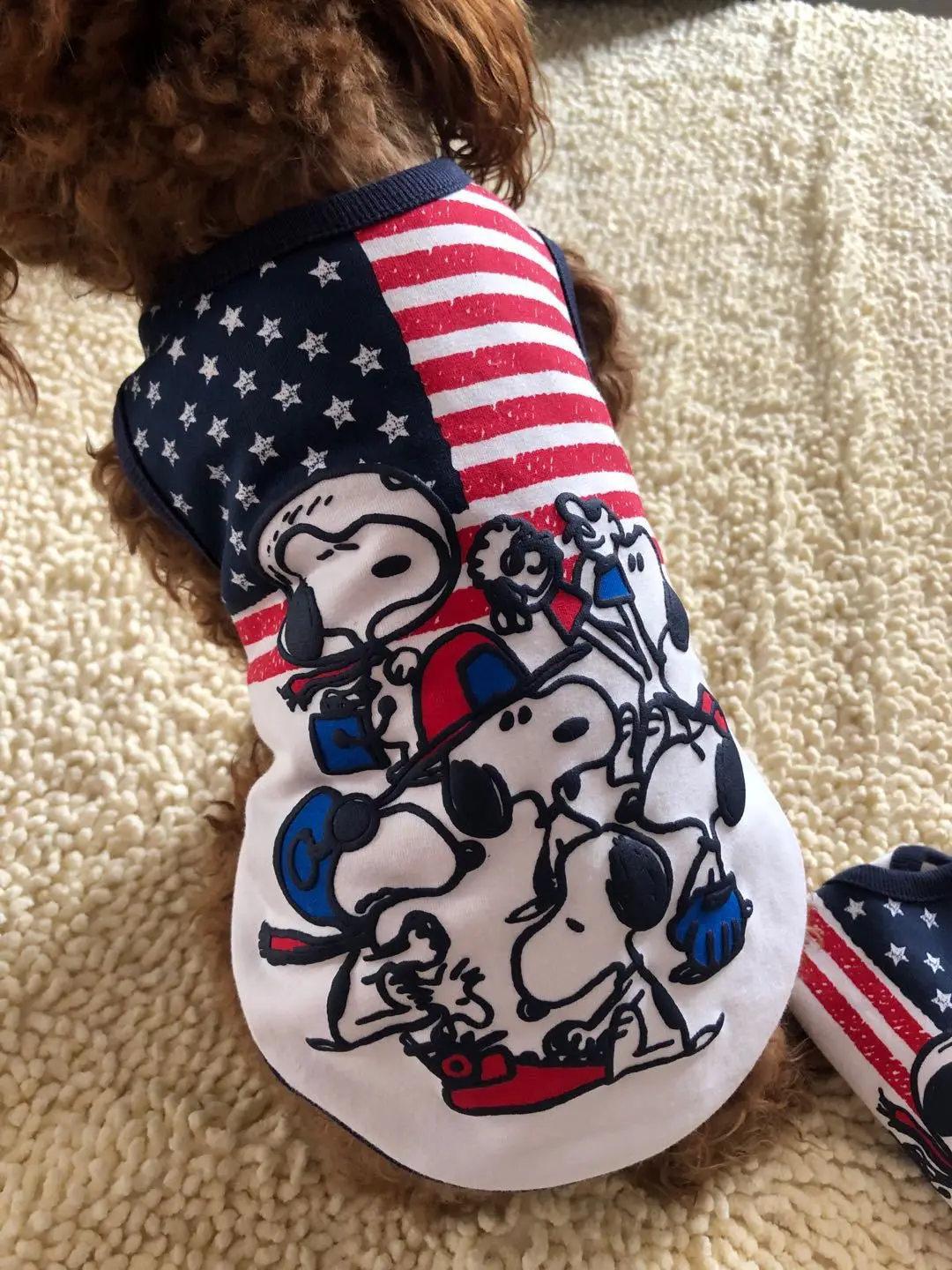 

Snoopy 2023 new cartoon cute New Pet Clothes Dog Clothes coat Pet Dog Outerwear Home Clothes Pet Vest