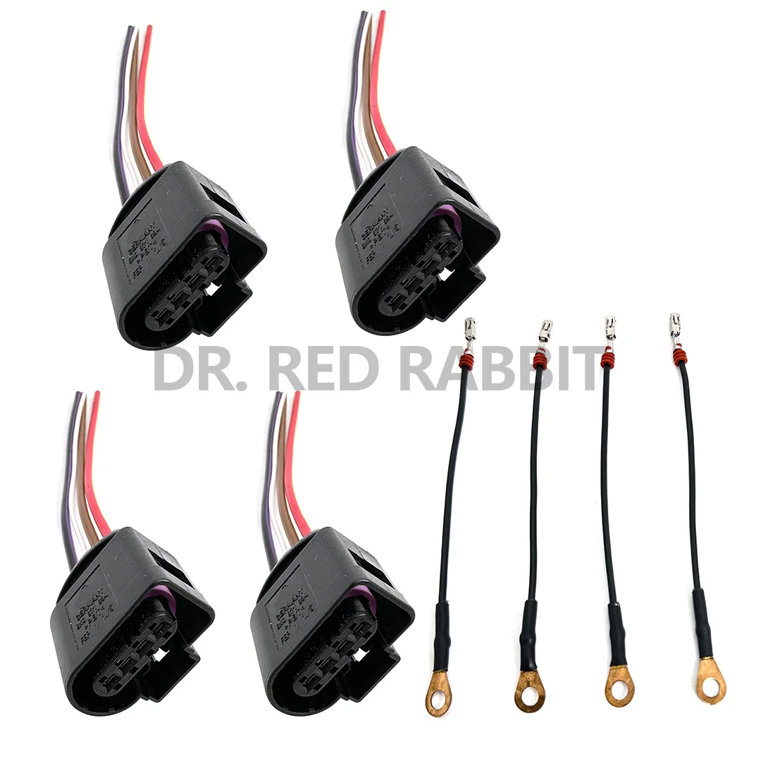 

Для 8K0971994 4D0971994 Для Volkswagen Audi Skoda Катушка зажигания сиденья 4-контактная вилка 4 шт. Набор 8W0971921E