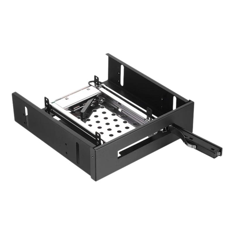 HDD SSD 5.25 Inch Optical Drive Panel Compatible 2.5-Inch SATAIII 7-9.5Mm Internal Hard Drive Tray For Desktop PC Case