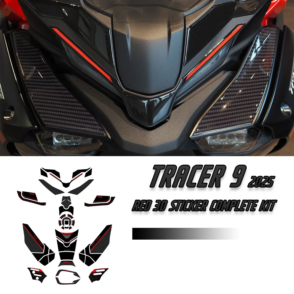 

Аксессуары для Tracer 9 TRACER 9, 3D наклейка для мотоцикла, защитная накладка на бак, комплект противоскользящей накладки на топливный бак 2025