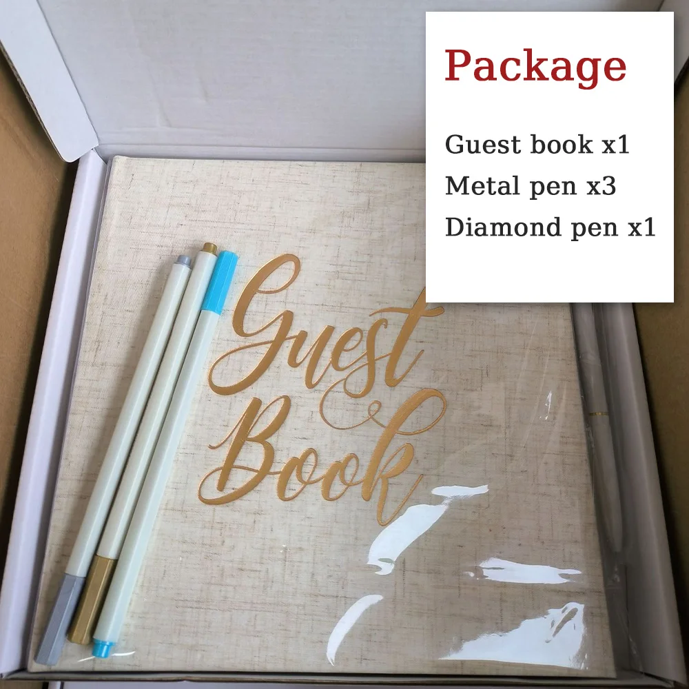 كتاب رسائل استقبال القلب ، كتاب ضيوف الزفاف ، الاحتفال بتذكارات الزواج ، ألبوم صور تذكارية للذكرى السنوية