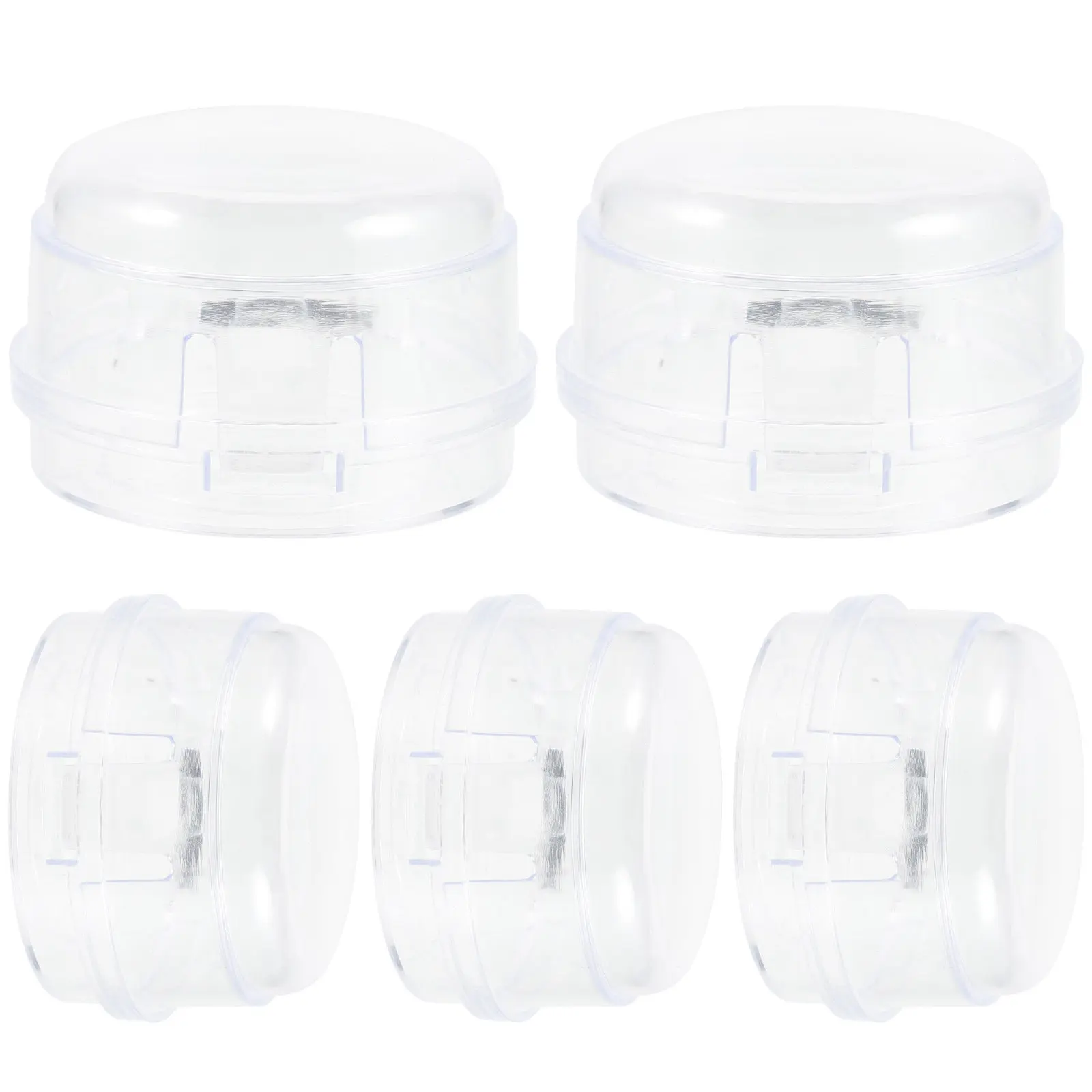 

5Pcs Gas Stove Knob Covers Plastic Heat Resistant Oven Burner Protectors Child Safety Kitchen Stove Knob Guard for Home