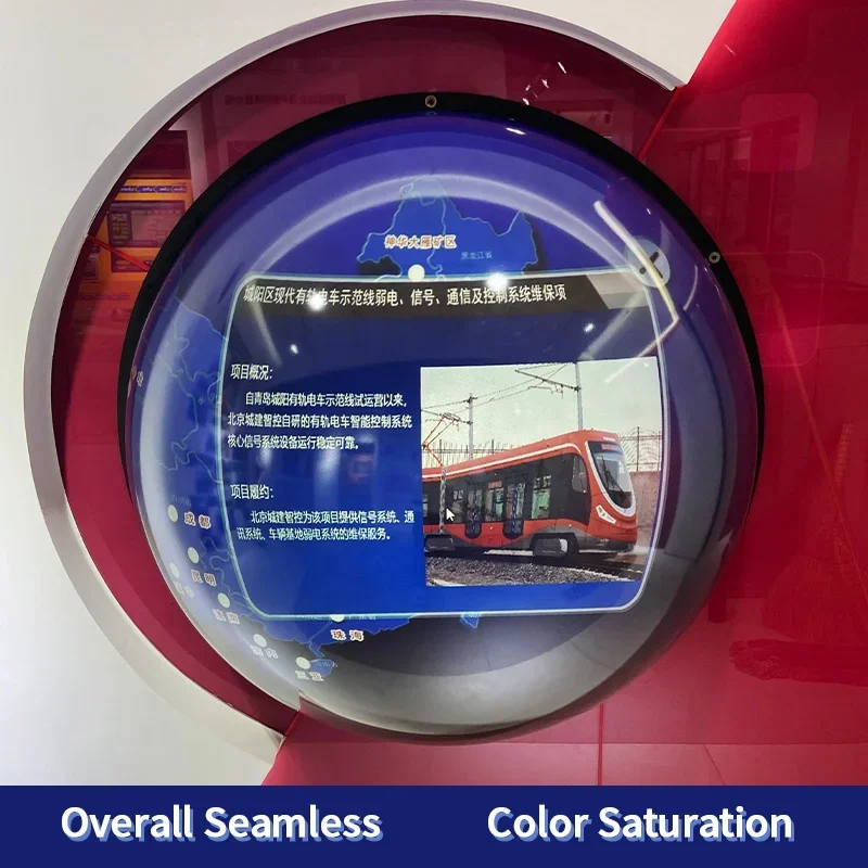 Interaktion halbkugel förmige Bildschirm System projektion