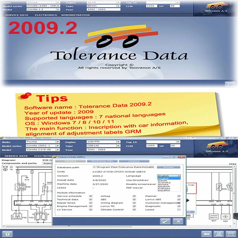 2023 Tolerance Data 2009.2 Engine and Transmission Maintenance Document Software Free Keygen Install Video Guide Repair Software