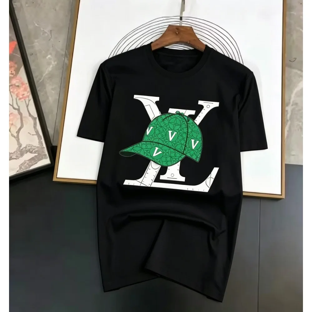 2026 New  Summer High-end Trendy Unisex T-shirt, New Fashion Printed Round Neck Short Sleeve Top