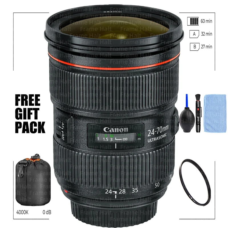 Canon EF 24-70mm f/2.8L ll USM Standard Zoom Lens For Canon SLR Cameras