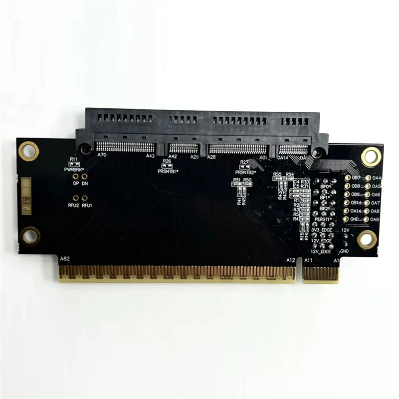 

EF-512Gbps Pcie 5.0 X16 To 4C+ Riser Card 4C+ Expansion Testing Protection Adapter Card EDSFF Server GEN5 16X Extender