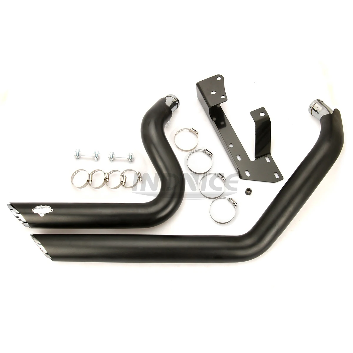 

STLF Black Mufflers Staggered Short Shots Exhaust Pipes System for Harley Sportster 2004-2013 Xl883 Xl1200