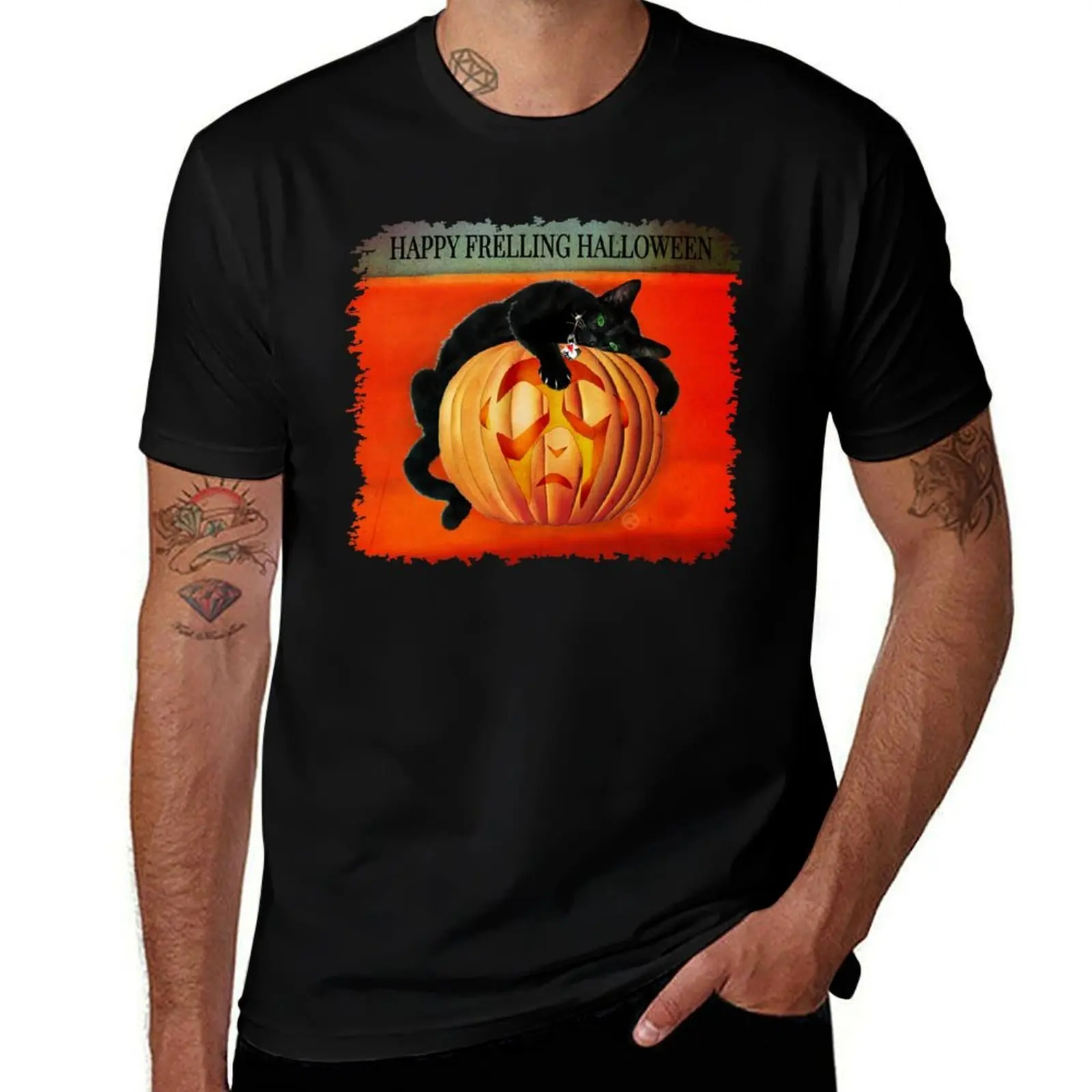 

Happy Frelling Halloween T-Shirt funny t shirts man graphic t shirts for man T-Shirt