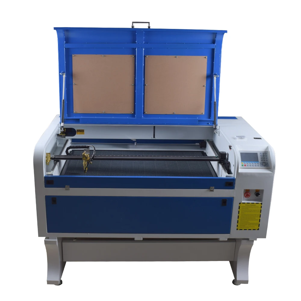 เครื่องแกะสลักเลเซอร์2024 1000*600มม. 100วัตต์เครื่องตัดเลเซอร์ Co2เครื่องตัดทางเลเซอร์ CW5000 6445 Ruida