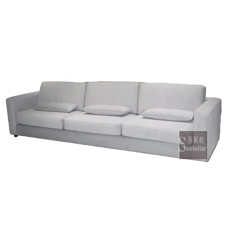 

Modern 3 Seat Couch Luxury Sofa For Home Living Room Furniture Comfortable Good Quality Linen Fabric Lounge Sofa 3 Seater