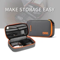 Bolsa organizadora de cables de viaje, bolsa de almacenamiento, estuche de transporte, bolsas de almacenamiento portátiles impermeables para Cable de cargador USB y electrónica