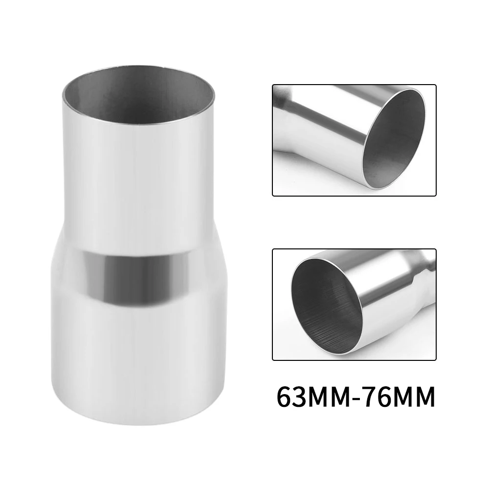 Universal Stainless steel Straight Adapter reducer car motorcycle Exhaust Muffler pipeline welded pipe Multiple sizes available