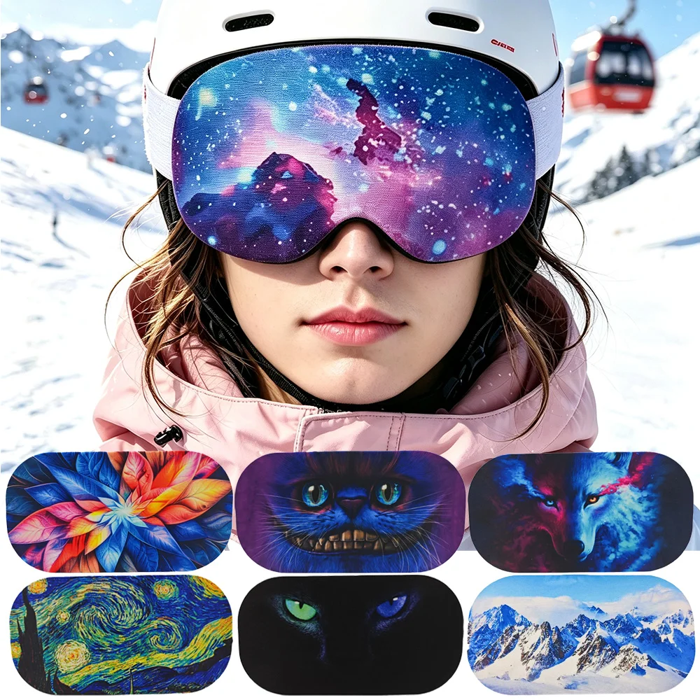 Elastic Soft Goggle Protector Sleeve, All‑Level Ski Enthusiasts, Ski Snowboard Protect Lens Reusable Pocket‑Friendly Accessory
