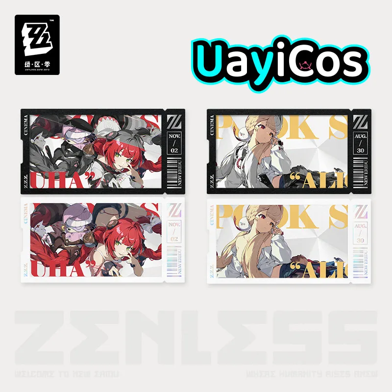 

Оригинальный Zenless Zone Zero Ukinami Yuzuha Alice Thymefield, набор коллекционных карточек, аниме-фигурка, игровая игрушка, детский подарок на Хэллоуин, косплей