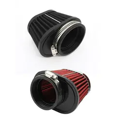 51/55/60mm Motorcycle Car Air Filter High Flow Intake FilterIntake Filter Sport Power Mesh Cone Cold Air Induction
