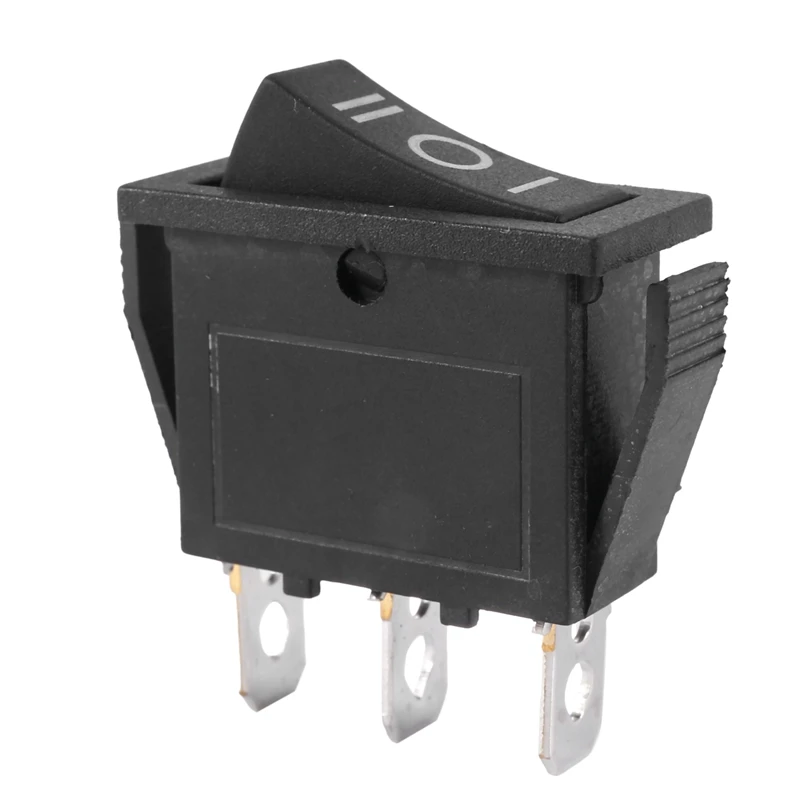 Interruptor basculante a presión de 3 posiciones AC15A/250V 20A/125V, 3 pines SPDT ON-OFF-ON