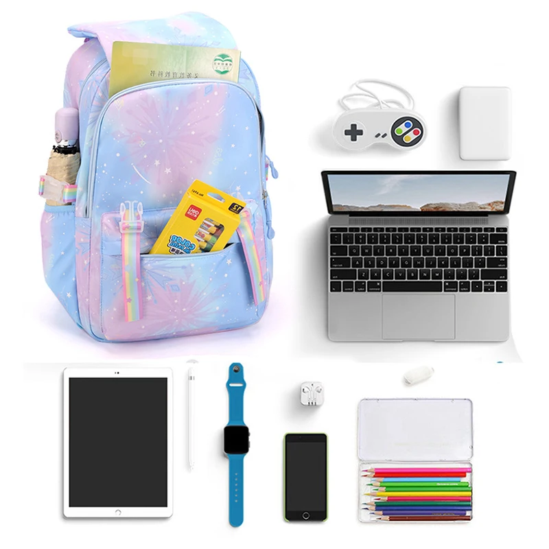 Move K-Pop Demon Hunters Schoolbag Fashion Colorful Patterns Large Capacity and Multifunctional Backpack Students Cartoon Gifts