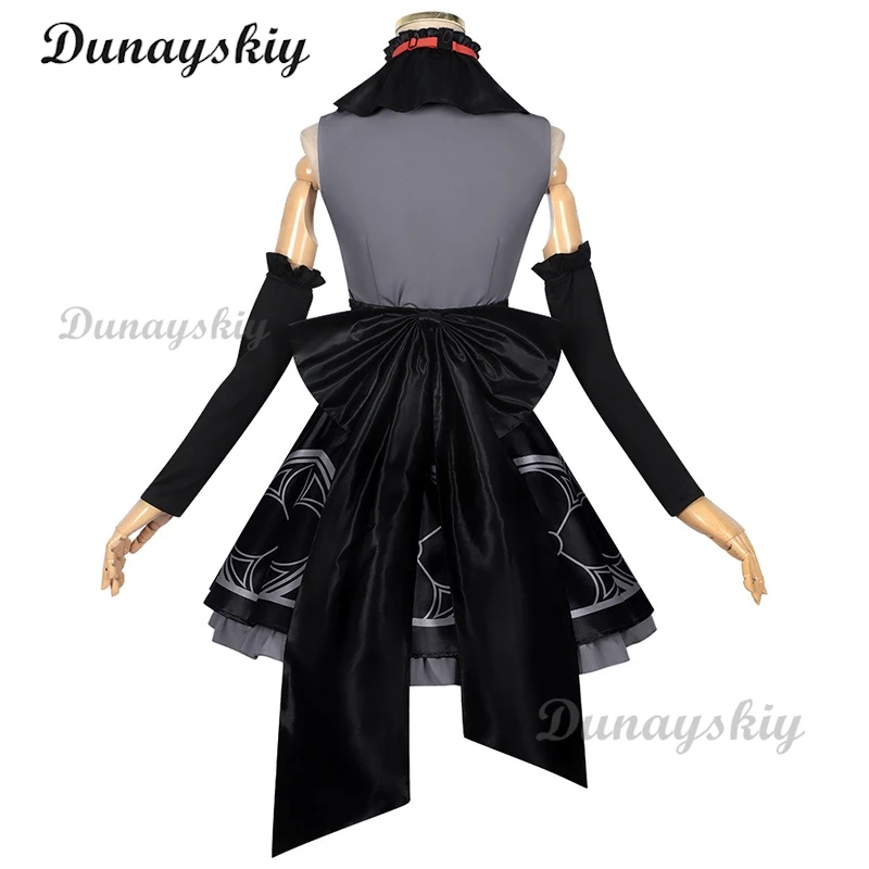 لعبة الأزرق الأرشيف Aomori الألغام رمادي داكن فستان الأميرة تأثيري حلي لوليتا شعر مستعار امرأة عيد الميلاد حفلة عيد ميلاد البدلة مخصصة