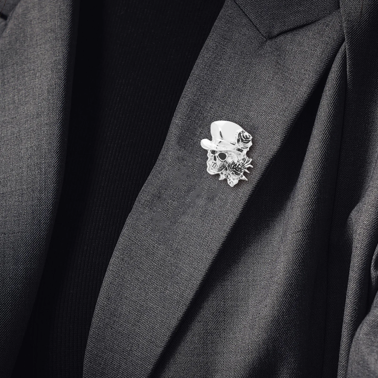 Pin vintage punk halloween broche lapela traje de halloween decoração jóias góticas broche gótico para homens