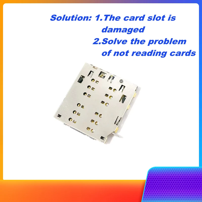 10pcs For XIAOMI 6 SIM Card Reader card Socket  Connector Slot Tray Holder Repair Spare Parts Mobile phone accessories