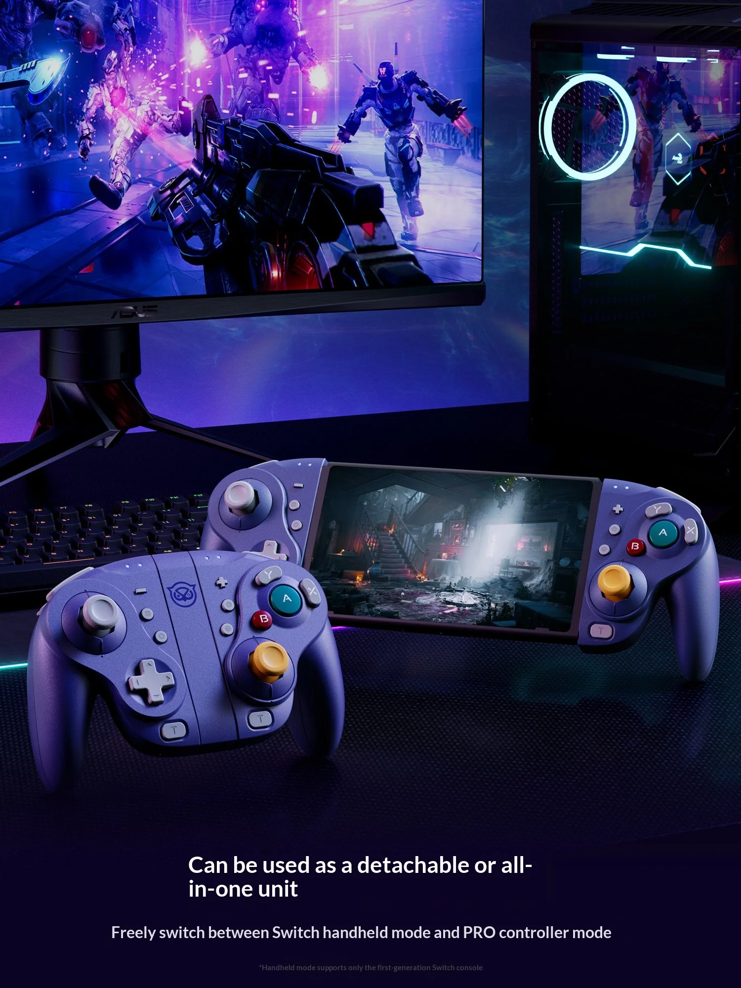 وحدة تحكم ألعاب لاسلكية بتصميم - مراجعة Wireless Retro Controller Bluetooth Gamepad وسعره