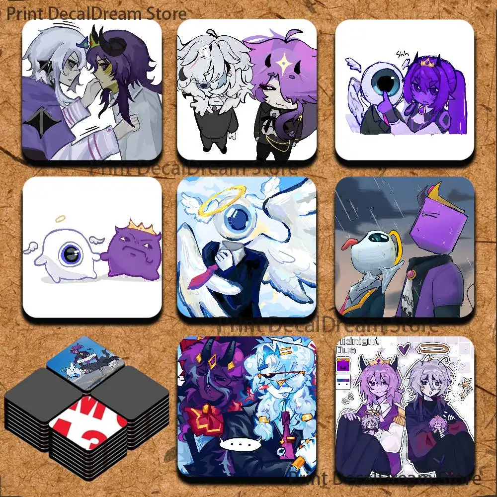 

Wemmbu Eggchan Tax Duo Sublimation Magnet Cartoon Anime CuteFridge Magnets Personalized Sublimation Products for Kitchen